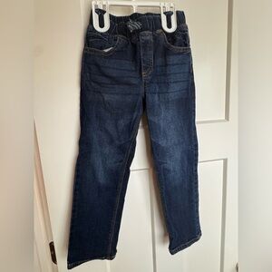 Drawstring denim pants